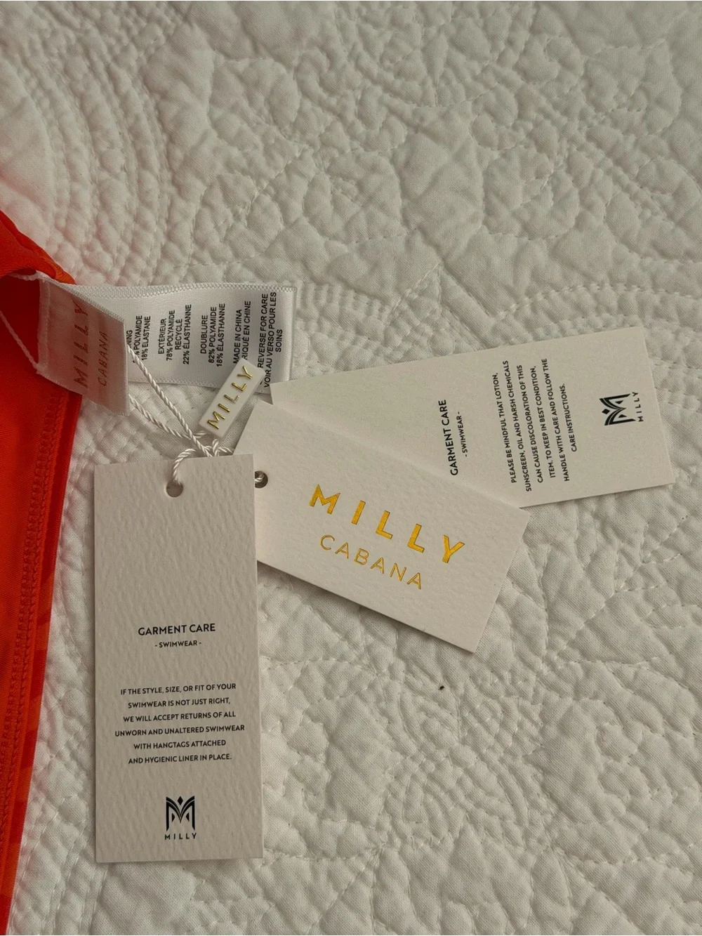 MILLY Betsy Abstract Kai Print Bandeau One-Piece Swimsuit